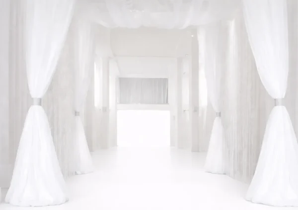 WHITE VOILE CHUPPA