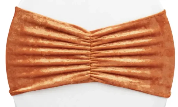 RUST VELVET BOW