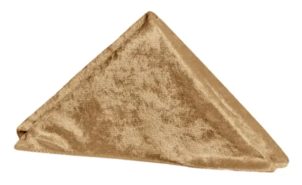 SERVIETTE DE TABLE EN VELOURS MOCHA
