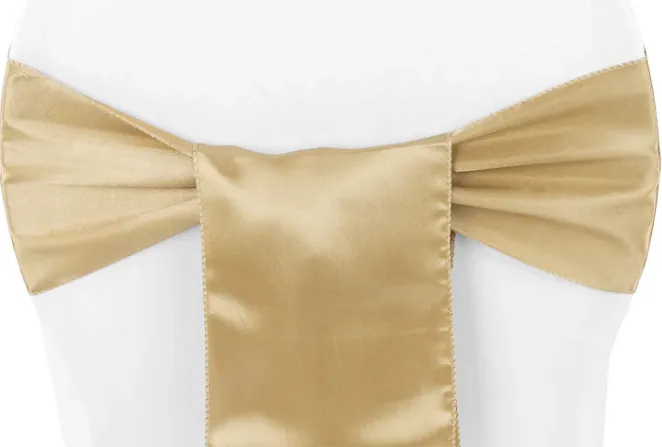 SATIN CHAIR SASHES