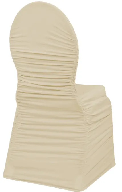 RUCHED SPANDEX CHAIR COVERS